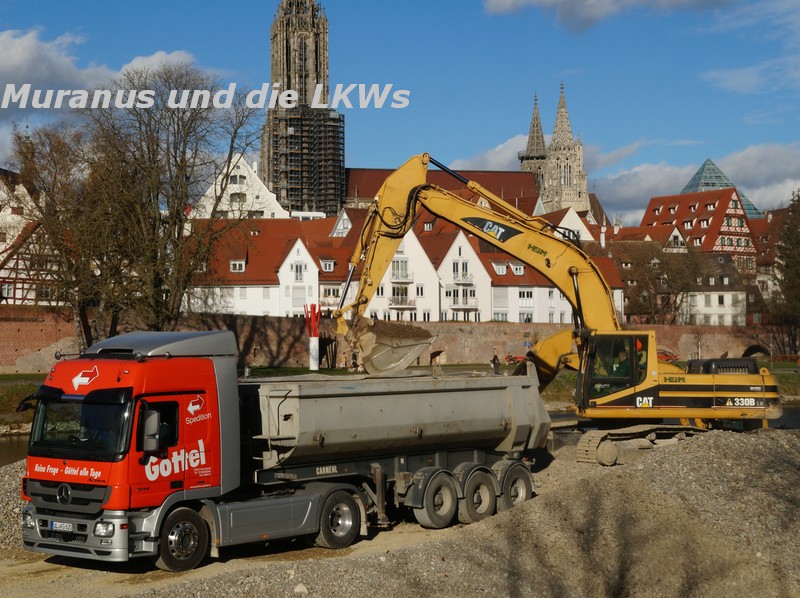 Ulm, Ausbaggerung Donau