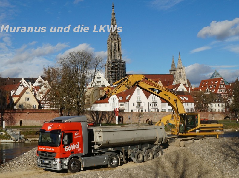 Ulm, Ausbaggerung Donau