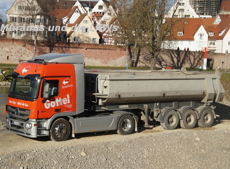 Ulm, Ausbaggerung Donau