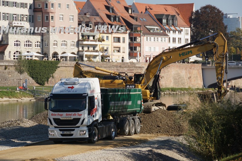 Ulm, Ausbaggerung Donau