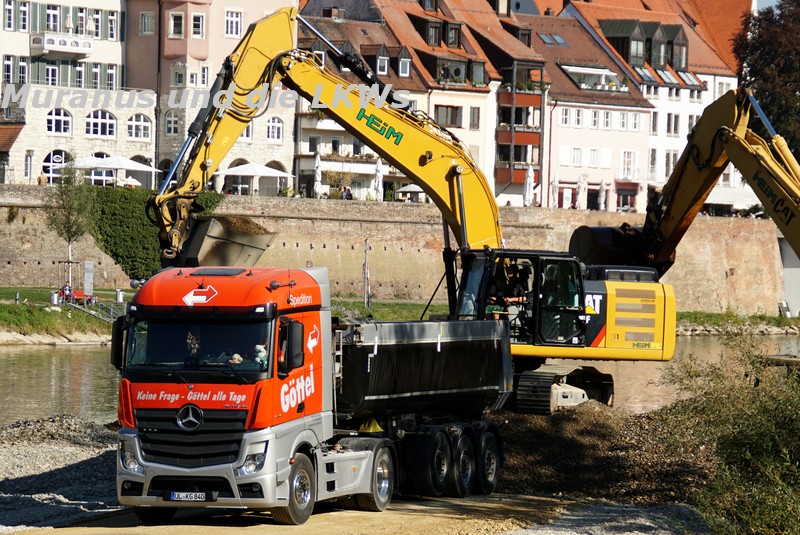 Ulm, Ausbaggerung Donau