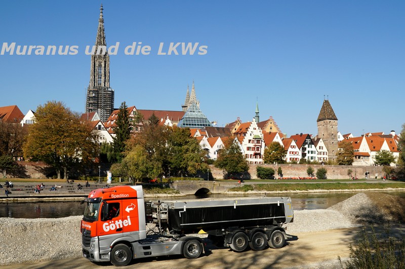 Ulm, Ausbaggerung Donau