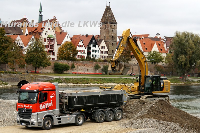Ulm, Ausbaggerung Donau