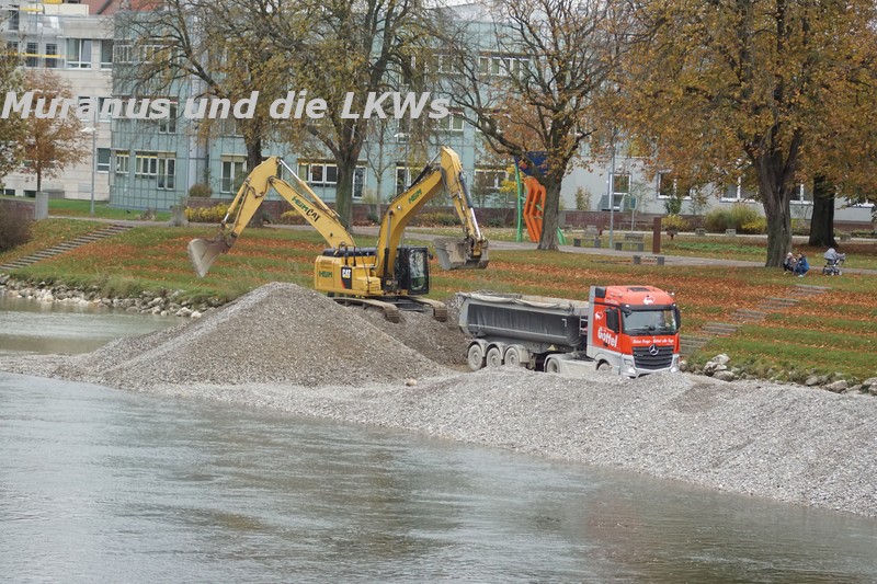 Ulm, Ausbaggerung Donau