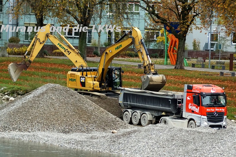 Ulm, Ausbaggerung Donau