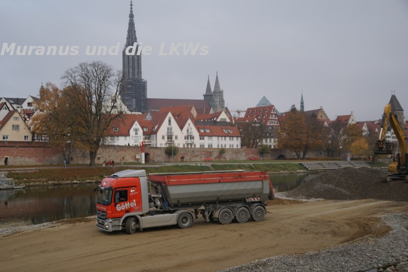 Ulm, Ausbaggerung Donau