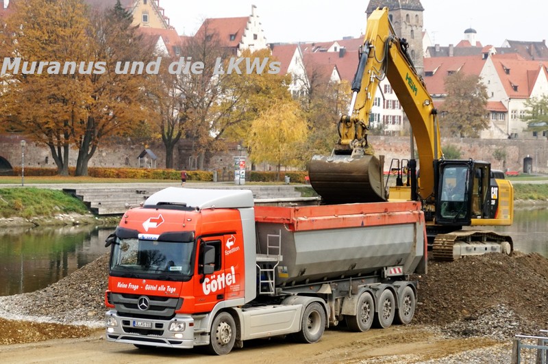 Ulm, Ausbaggerung Donau