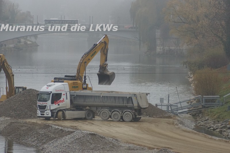 Ulm, Ausbaggerung Donau