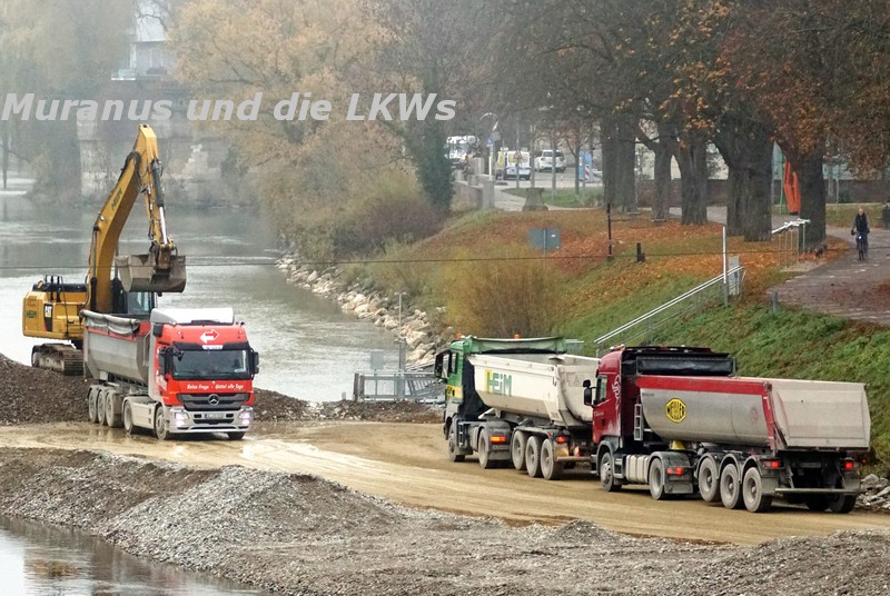 Ulm, Ausbaggerung Donau
