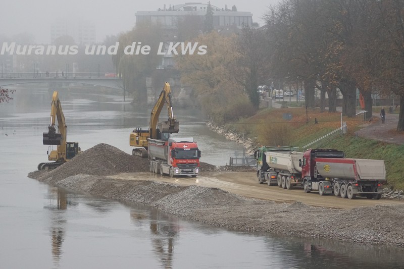 Ulm, Ausbaggerung Donau