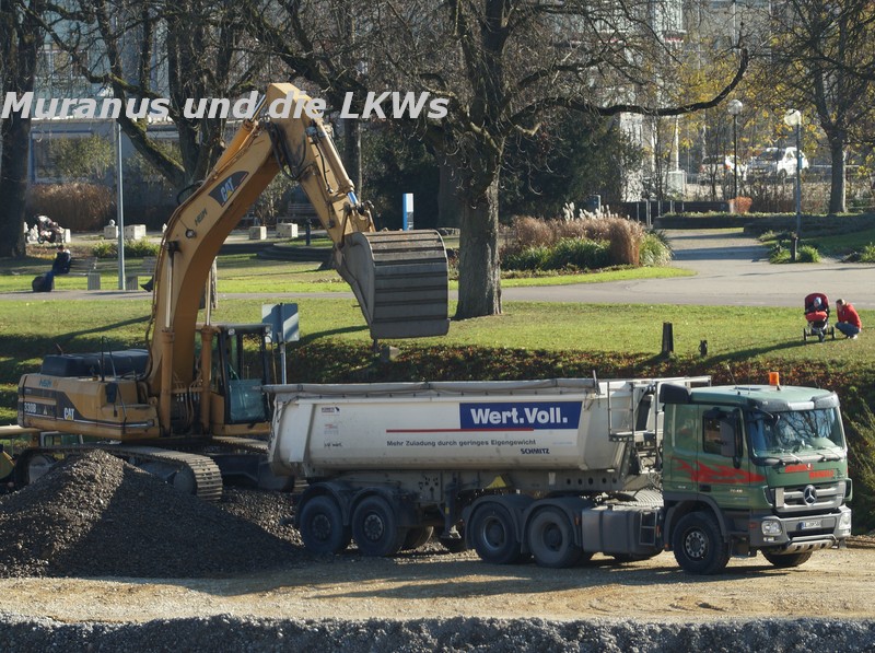 Ulm Ausbaggerung Donau