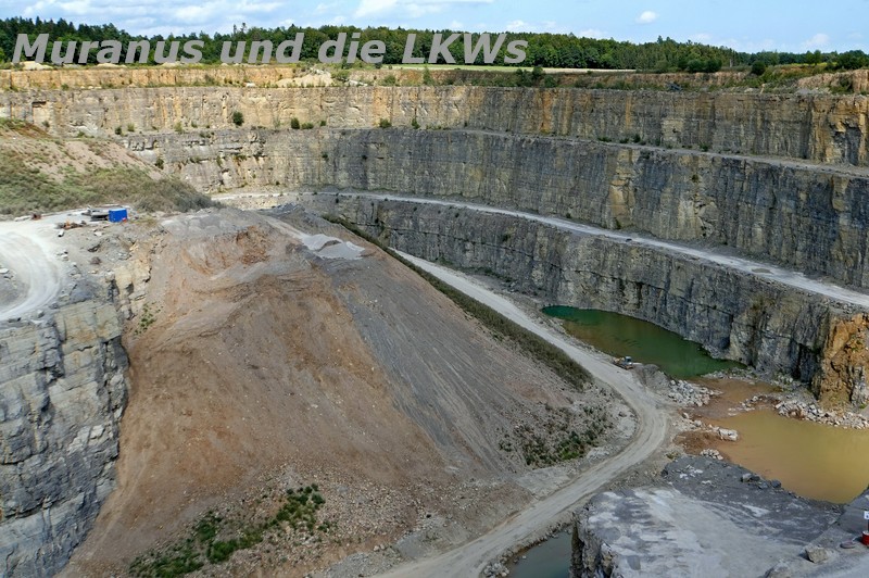 eine der Kiesgruben