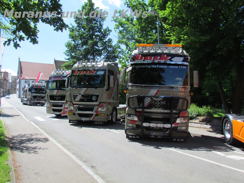 Truckertreffen in der Nähe von Ulm