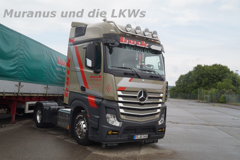 Truckertreffen in der Nähe von Ulm