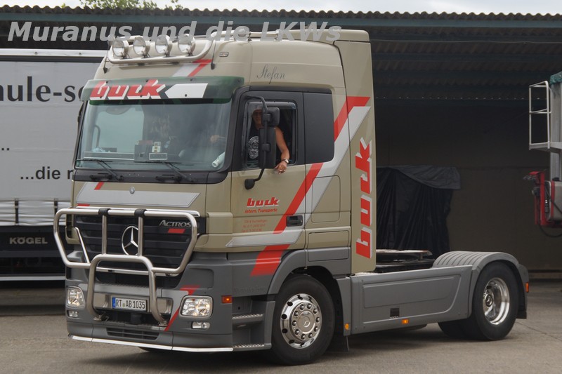 Truckertreffen in der Nähe von Ulm
