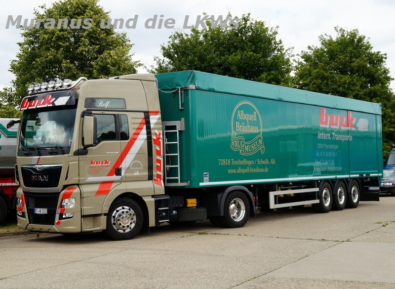 Truckertreffen in der Nähe von Ulm