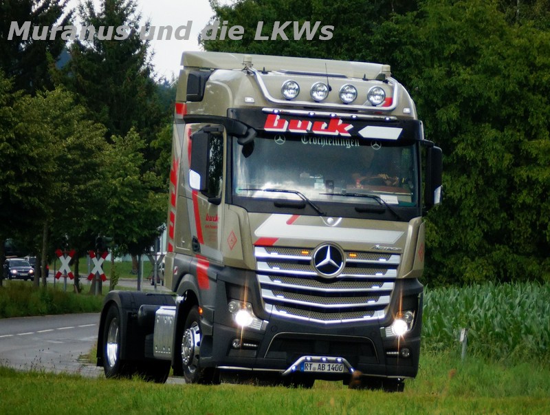 Truckertreffen in der Nähe von Ulm