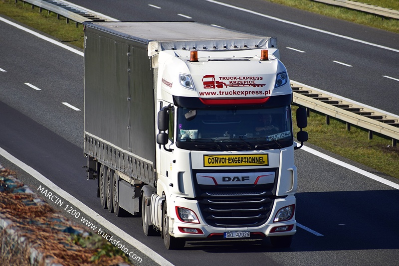 _DSC4141 TRUCK-EXPRESS KRZEPICE-crop-DAF XF 106 II.JPG